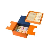 Шелковый шарф из шерсти - память, гора, шампанское + экран + аромат свечи