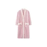 Коралловый флис, сон, сиреневый, женский, светло-коричневый, S1073