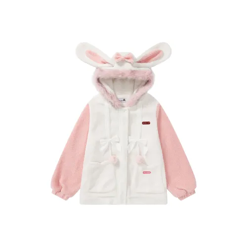 HOKLV Белый Унисекс Пуховики