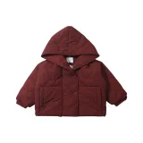 Красное пальто с флисовой подкладкой