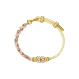 Браслет-шнурок "Удачи" - Сырно-желтый