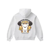 Бело-серый вереск [Утолщенная флисовая подкладка]