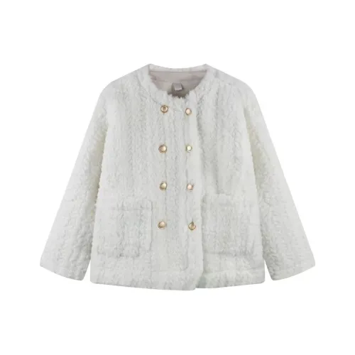 EFCR Абрикос Женские Бархатные Куртки