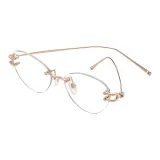 Элегантный розовый золотой AL модель [двойной замок, безопасный, светоотражающая поверхность] (AF25089)