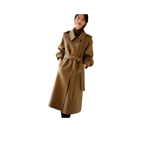 XWI Верблюжий цвет Женское пальто