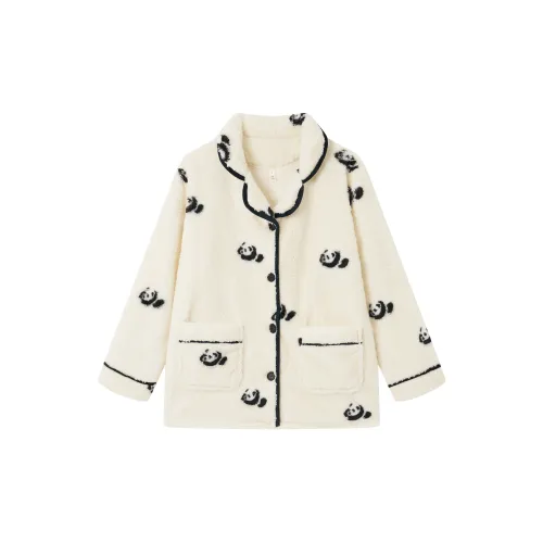 Lanza 031 Черная рамка с принтом Панда Женские пижамные комплекты