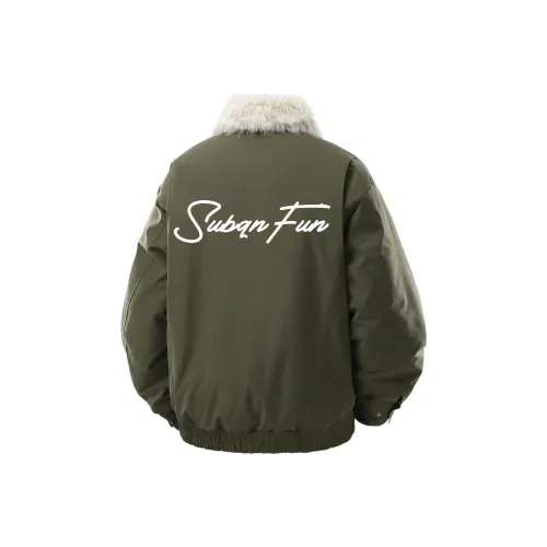 SUBEIQINGNIAN Хлопковый пуховик унисекс