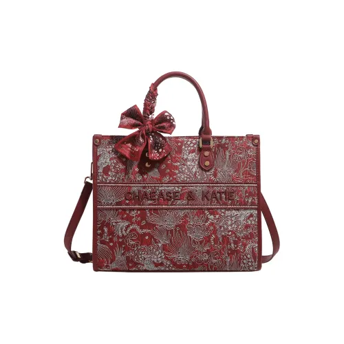 SMILE FOCUS Microfiber Synthetic Leather Bag Women's Burgundy