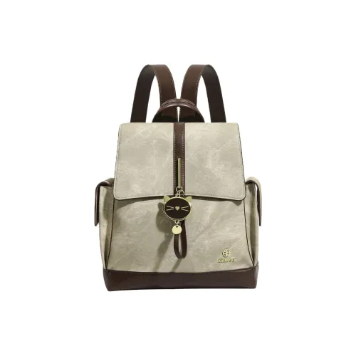 PESASRIE Microfiber Synthetic Leather Backpack Standard Women's