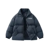 Темно-серый [Воротник-стойка, городской, минималистичный]