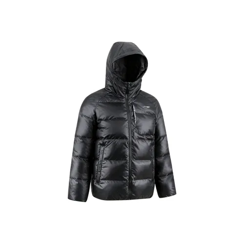 Fitness Series Мужская пуховая куртка черного цвета