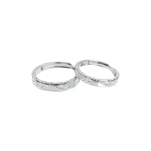 YUNLI 18К Белое Золото с Покрытием Медные Кольца Унисекс