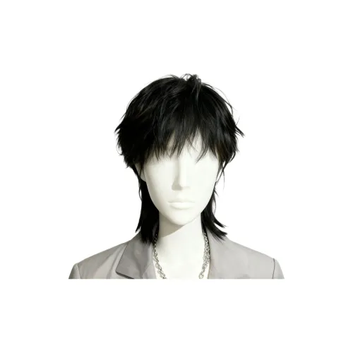 Northward Incline Волк Ласточкин хвост Mullet Перука для головы Унисекс Синтетический Повседневный Естественный Короткие волосы