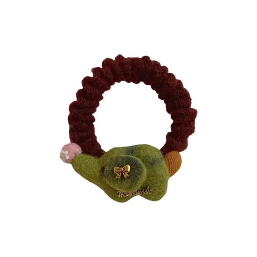 ZWU Трикотажная ткань Резинка для волос Женская