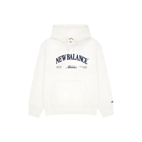 New Balance Слоновая кость Женские Свитшоты