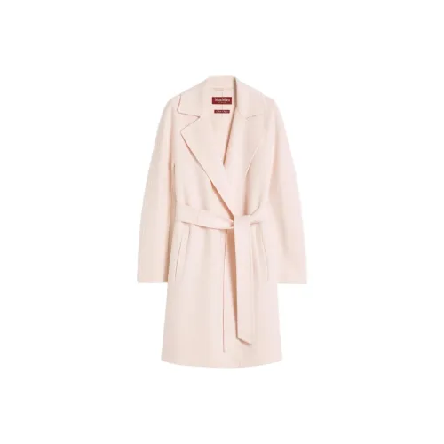 MaxMara Studio Pink Women's Coat МаксМара Студио Розовый Женский Пальто