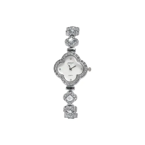 BENKEN Кварцевый механизм сплав ремешок женские часы белый циферблат