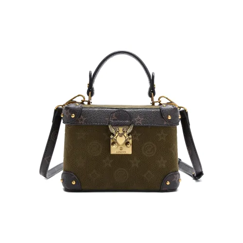 JANITINO Полиуретан ПУ (полиуретан) Сумка Стандартная Женская Зеленая