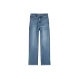 Светло-синий, с флисовой подкладкой, длина до щиколотки