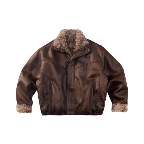 CoosRetro Кофе Мужские пуховики