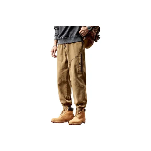 LANGYAGU Мужские Карго Брюки