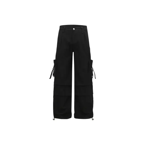 BEAR UNION Черные Унисекс Карго Брюки