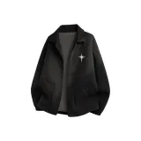 [Флисовая подкладка] Черный (Клятва Шипа) Логотип на груди