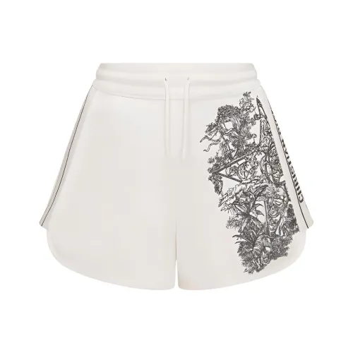 DIOR Повседневные шорты Женские Белые