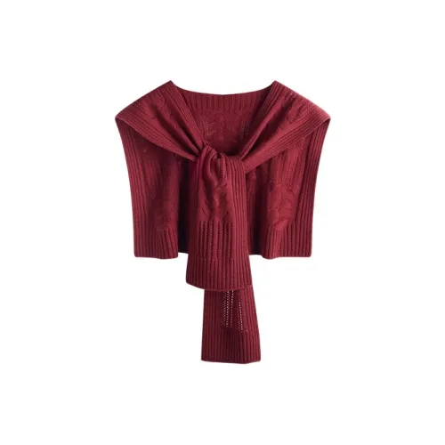 NAVIGARE Смесовая шерсть Палантины Унисекс Коричневый