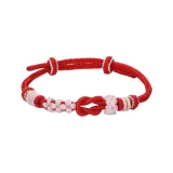 Дейзи Вишневый цветок Браслет-шнурок-Руж