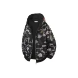 Black Green [Флисовая подкладка, двойная вышивка "Голова акулы"]