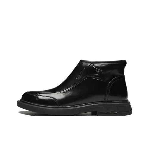 ST SAT Ankle Длина (размер в длину) Челси 2,5 см Мужской Черный