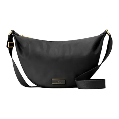 Kate Spade Переработанный нейлон сумка через плечо среднего размера женская черная