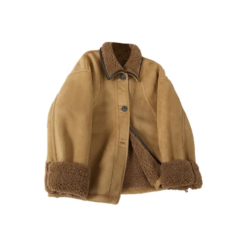 TOUCH Cropped Coat Women's Brown