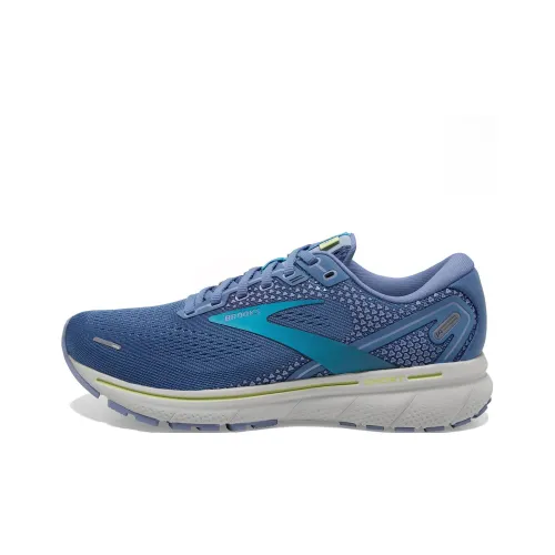 Brooks Ghost 14 Амортизация Износостойкие Низкие Кроссовки для Бега Женские Синие