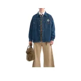 Джинсовый синий [Съемный бренд, брошь]