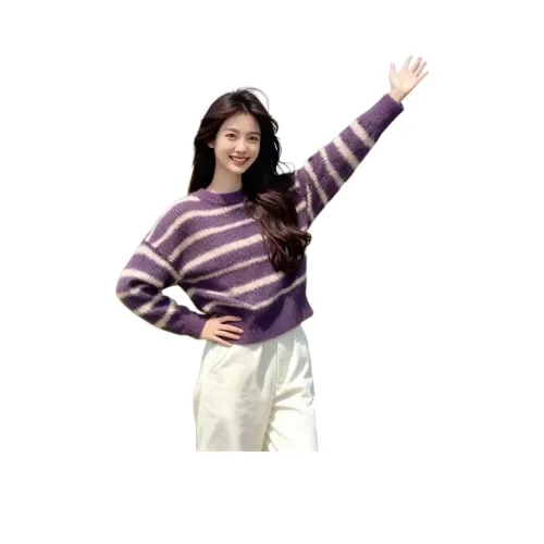 XIANGTIANE Фиолетовый Женский Трикотаж