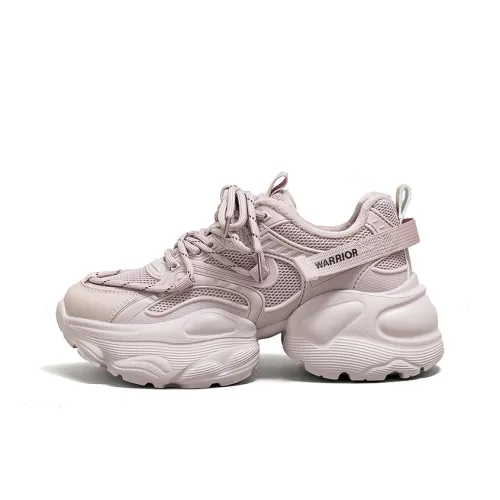 Warrior Термический Увеличивающий Высоту Устойчивый к Износу Низкий Топ Кроссовки с Толстой Подошвой Женские