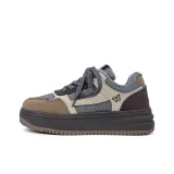 Серый/Коричневый (с флисовой подкладкой)