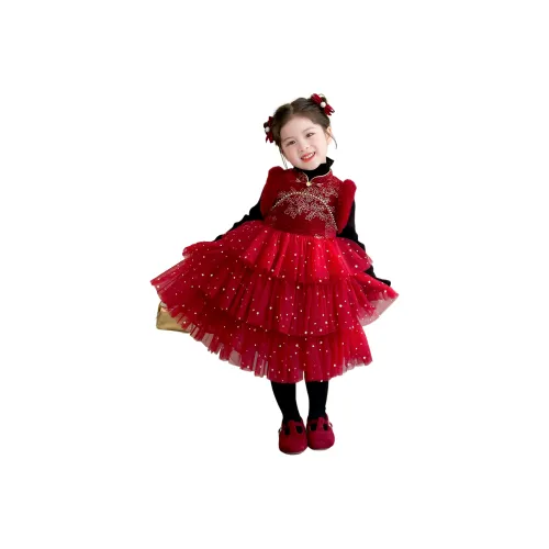 Детский комплект BaoLaXiaoJie для девочек 3-7 лет с юбкой