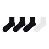 Чёрный 3 штуки + Белый 1 пара