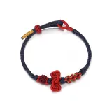 Успех Wenchang Узел Браслет-Ирис Синий