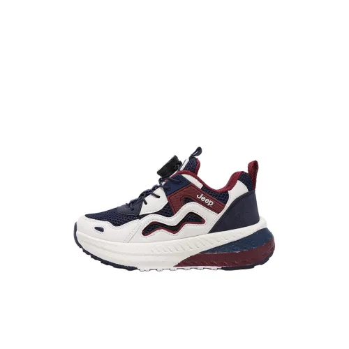 Jeep Low Top Беговые кроссовки Темно-синий Белый Детский