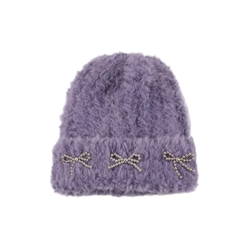 EEEENO Акриловые шапки-бини для женщин