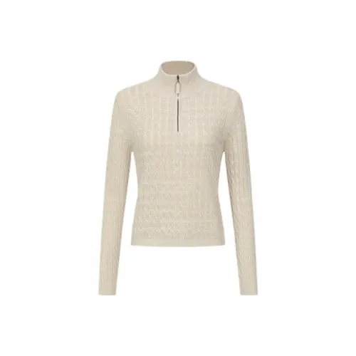 URBAN REVIVO Светлый хаки Женский трикотаж