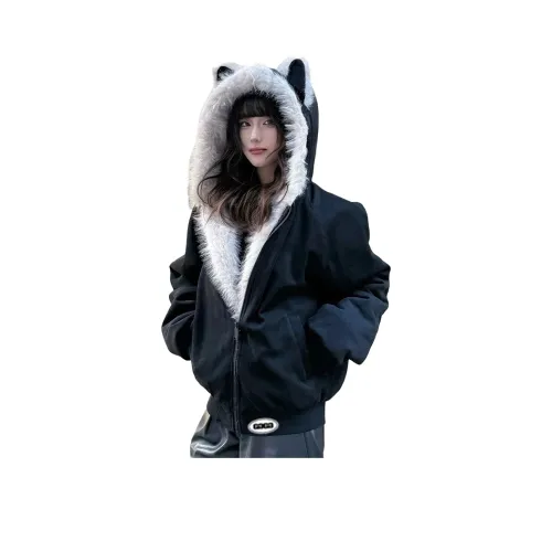 GOODHENLCE С капюшоном хлопковый пуховик унисекс