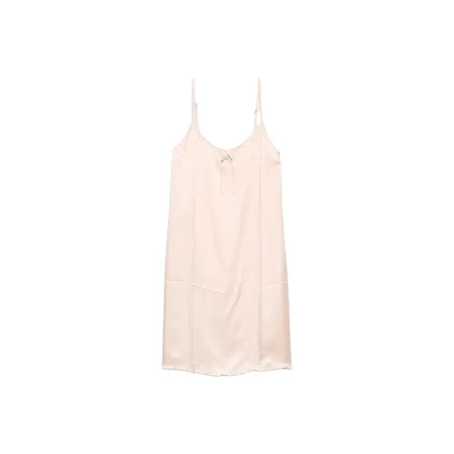 PRADA Персик Женские Слип-платья