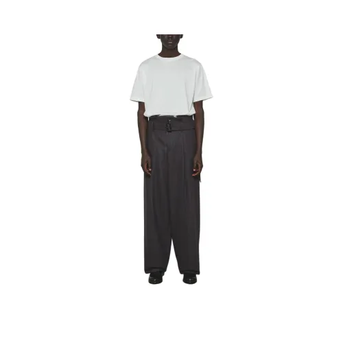 THE RERACS Fw25 RERACS RUM SHETLAND Фланель Belted Parade Брюки Повседневные брюки Мужской