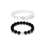 Браслет "Все самое лучшее" с бусинами удачи (парный)