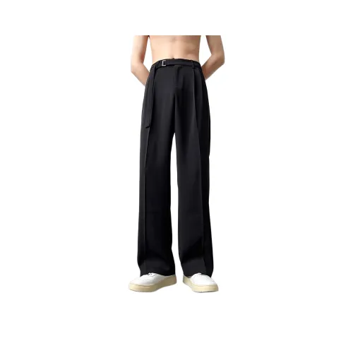 ZIAREL Черные унисекс костюмные брюки